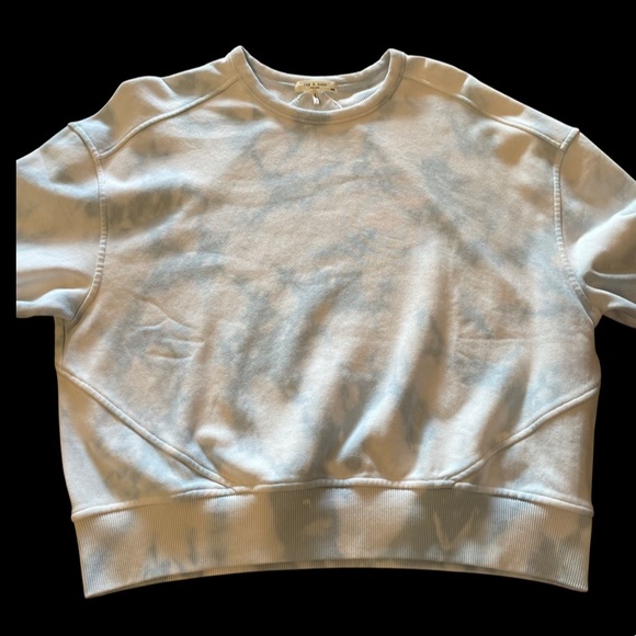 Rag & Bone Light Blue Tie Dye Long Sleeve (Size M) - Picture 3 of 8